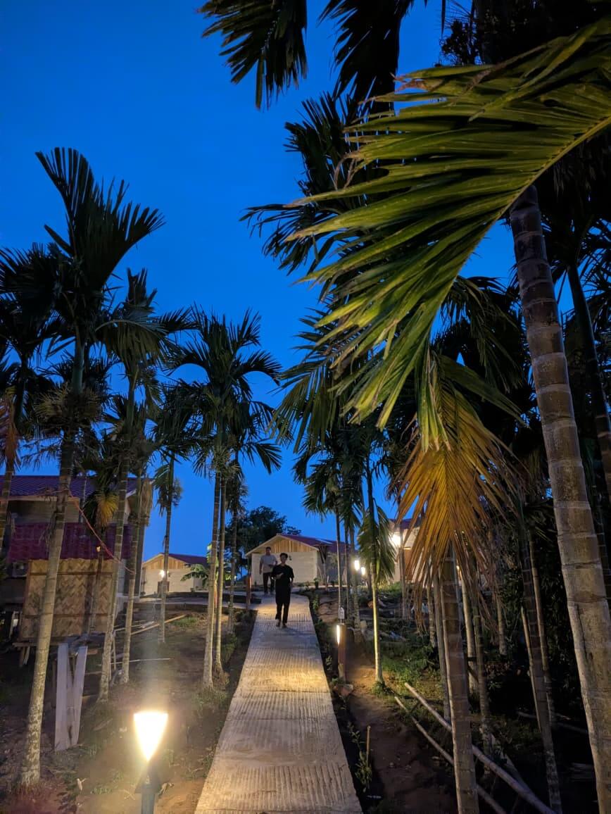 Furomon Island Resort grounds and tropical landscape